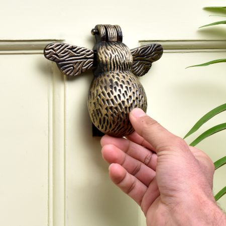 Antique Bumble Bee Iron Door Knocker