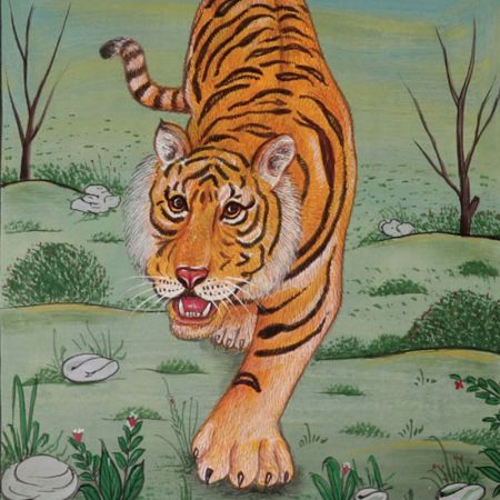 Royal  Bengal Tiger Animal Painting