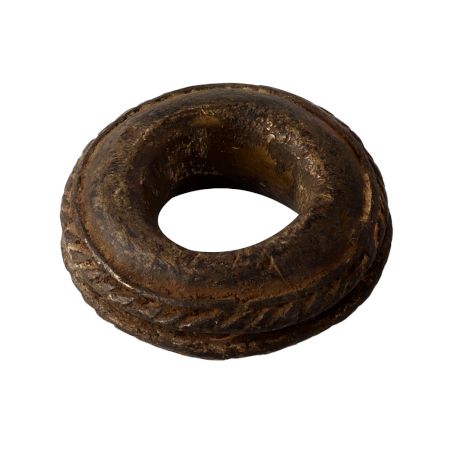 Old Shape Brass Bell Rattle Toy ForÂ Baby And Children