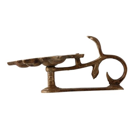 Brass Six Wicks Snake Head South Indian Diya