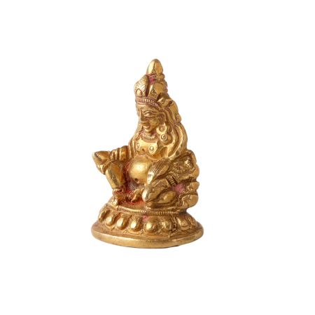Brass Lord of Treasure Wealth Kuber Murti or Statue