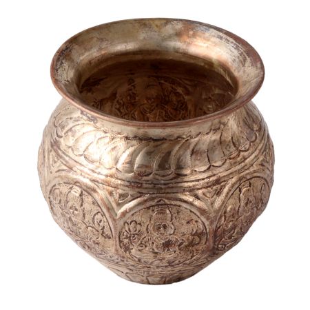 Brass Lakshmi Ashta Kalash Pot