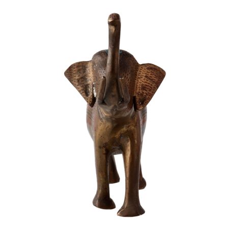 Brass Elephant Statue With Handwork