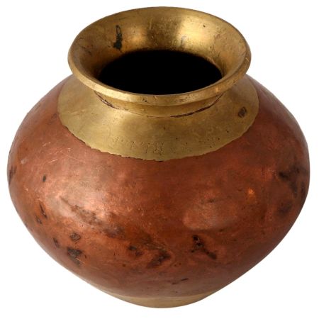 Vintage Holy Water Pot made of Brass & Copper