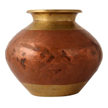 Vintage Holy Water Pot made of Brass & Copper