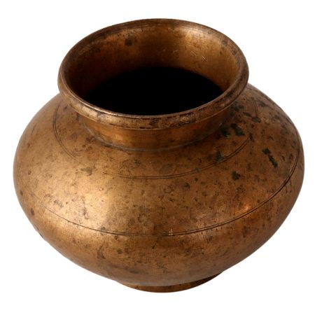 Plain Brass Pot for Wedding Ceremonies