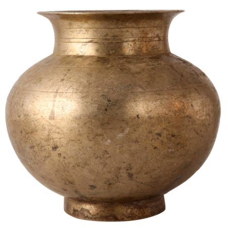 Plain Brass Water Storage Pot