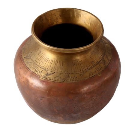 Authentic Brass And Copper Water Pot