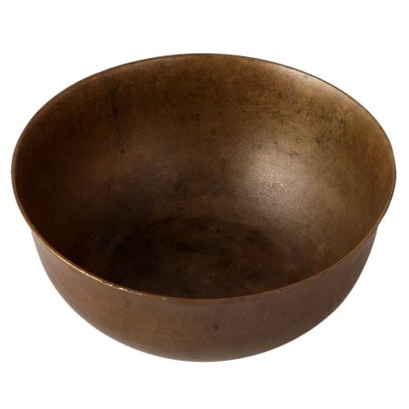 Plain Vintage Brass Bowl for Holy Worship