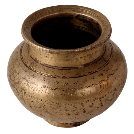 Handmade Engraved Lota Vessel Water Pot