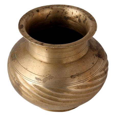 Traditional White Bell Metal Pot