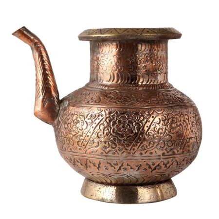 Beautifully Engraved Holy Water Pot