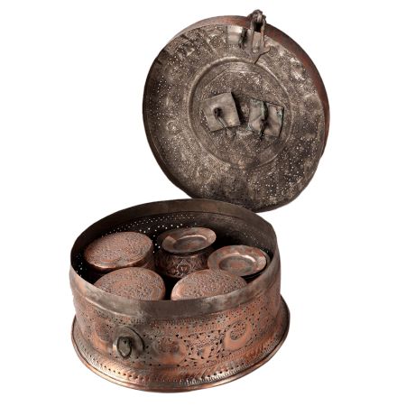 Vintage Indian Paan Daan with Handle