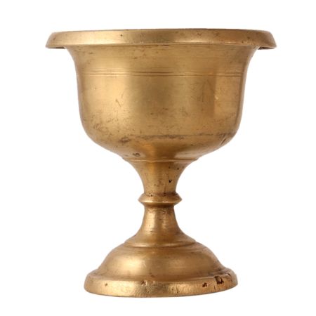 Traditional Indian Bronze Cup with stand