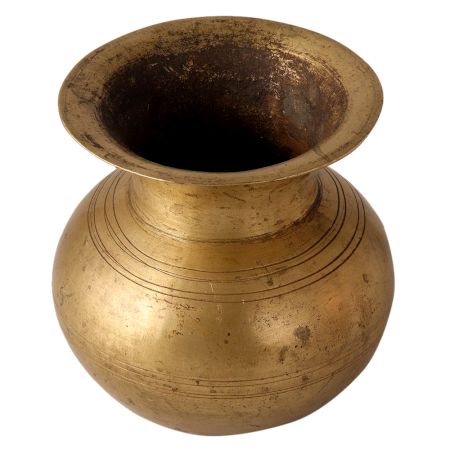 Charming Vintage Gangajal Water Lota Vessel