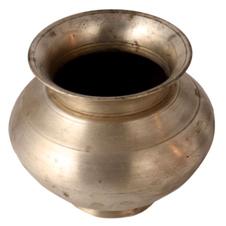 Handmade White Metal Water Pot
