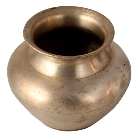 Sturdy White Metal Alloy Water Pot