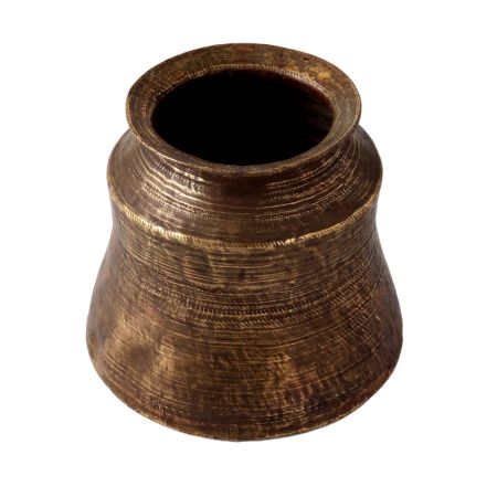 Rare South Indian Brass Pot