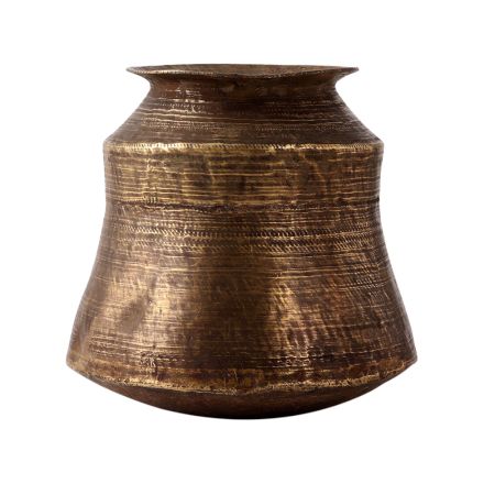 Rare South Indian Brass Pot