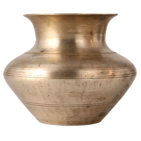 Indian Traditional White Metal Holy Water Pot