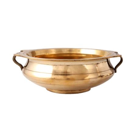 Golden Brass Urli For Decoration