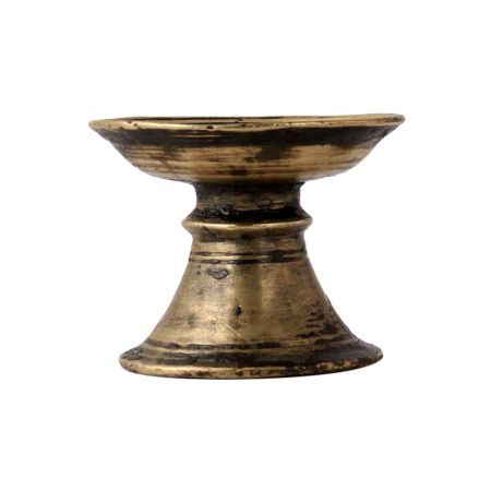 Hindu Ritual Brass Table Diya Or Incense Burner