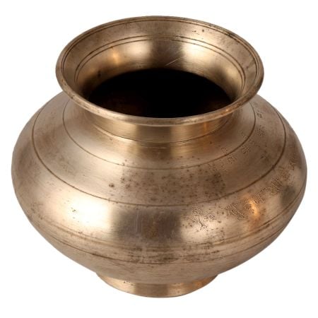 Vintage White Metal Alloy Kalash Water Pot