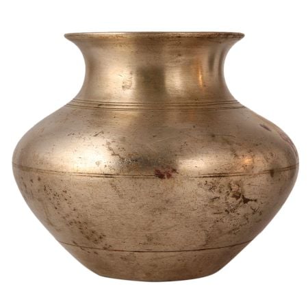 Beautiful Handmade Gangajal Pot with Flat Bottom