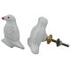 White Parrot Door Bird Knob