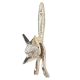 Silver Brass Fox Animal Door Knocker
