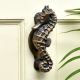 Antique Sea Horse Iron Door Knocker