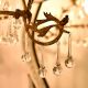 Clear Crystal Chandelier Drop Ornaments - Christmas Tree Ornaments - Set of 20