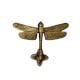 Antique Dragonfly Brass Door Knocker