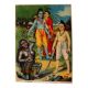Raja Ravi Varma Paper Print  Of Laxmana chopping off Surpanaka's Nose and Ears