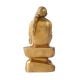 Brass Statue Of Shri Sai Baba Sitting On Stone