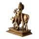 Brass statue of Fluting Krishna with His Cow