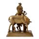 Brass statue of Fluting Krishna with His Cow