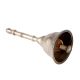 Handheld Brass Bell or Ghanti For MandirÂ In Silver Finish