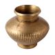 Engraved Brass Water Storage Vessel Or Lota