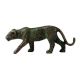 Realistic Brass Tiger Statue In Dark Finish