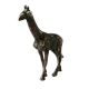 Standing Brass Giraffe Statue