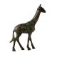 Standing Brass Giraffe Statue
