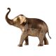 Decorative Brass Statue Of Elephant With Trunk Up