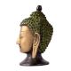 Brass Meditating Buddha Head Statue