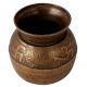 Holy Water Pot made of Brass with Om and Swastik Symbol