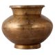 Round Brass Water Pot for Hindu Worship