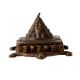 Brass Tortoise Pyramid Meru Shree Yantra In Dark Finish