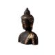 Black Brass Buddha Statue In Meditation