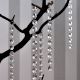 Crystal Clear GlassÂ Garland Strand Chandelier Hanging With 50 Beaded ChainÂ (45 Inch)