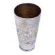 Carved Jai Hind Brass Lassi Glass